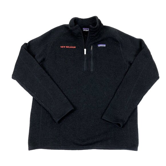Patagonia Other - Patagonia Mens New Belgium Brewing Black Better Sweater 1/4 Zip Pullover Medium